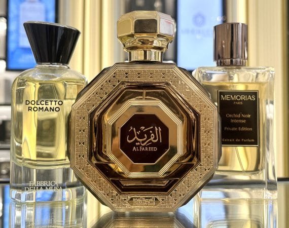 Perfumes de autor exclusivos: Dolcetto Romano, Al Fareed y Orchid Noir Intense en boutique Inédito